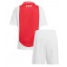 Camisa de Futebol Ajax Equipamento Principal Infantil 2024-25 Manga Curta (+ Calças curtas)